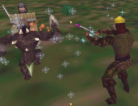 Ilustriel and Elenlanta double-teaming a shreth.
